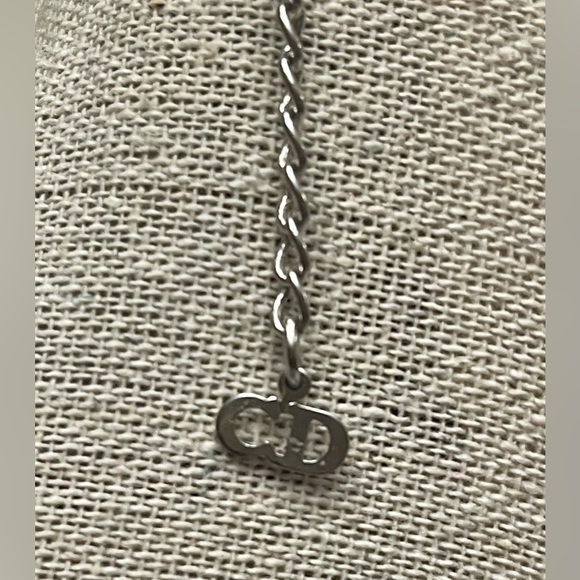 CHRISTIAN DIOR Double sided cube pendant / necklace - Picture 7 of 7